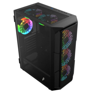 1STPLAYER XF Black Mid-Tower Gaming Case