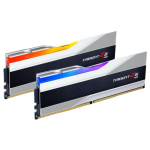 GSkill Trident Z5 RGB Metallic Silver H2 GSkill Trident Z5 RGB Silver - 32GB (2x16GB) DDR5 - Bus 5600MHz Cas 36 ( R-5600J3636C32G-TZ5RS )