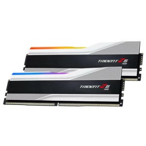 GSkill Trident Z5 RGB Metallic Silver H4 GSkill Trident Z5 RGB Silver - 32GB (2x16GB) DDR5 - Bus 5600MHz Cas 36 ( R-5600J3636C32G-TZ5RS )