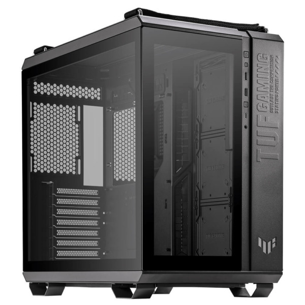 ASUS TUF Gaming GT502 Black – Dual-Chamber Tempered Glass Mid Tower Case