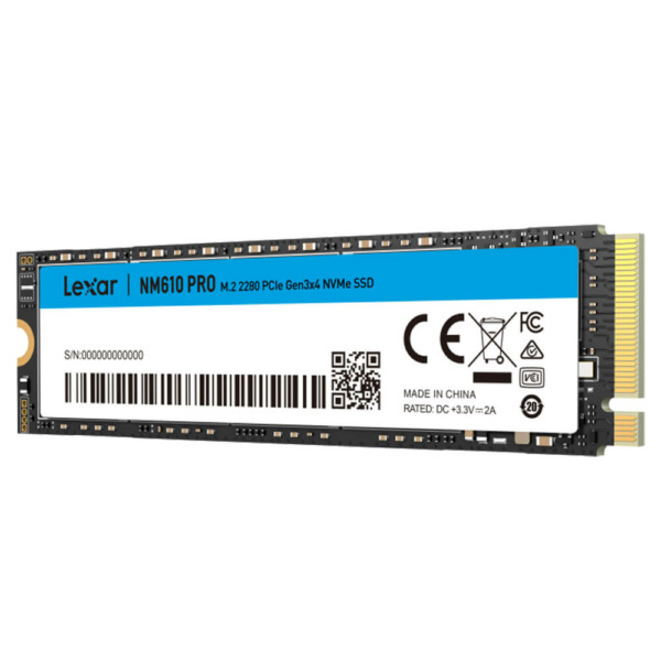 Lexar NM610PRO 250GB - PCIe 3.0 x4 NVMe M.2
