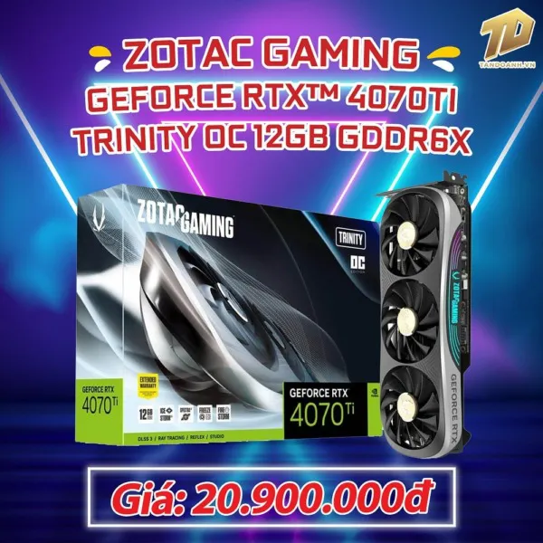 ZOTAC GAMING GeForce RTX™ 4070Ti Trinity OC - 12GB GDDR6X