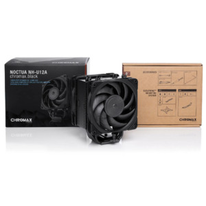 Noctua NH U12A CH.BK Black H5 Noctua NH-U12A chromax.black - Quiet CPU cooler