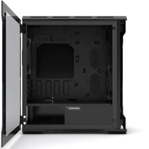 Phantek ENTHOO EVOLV MATX TEMPERED GLASS H06 Phanteks ENTHOO EVOLV mATX Tempered Glass Satin Black - Micro Tower Chassis