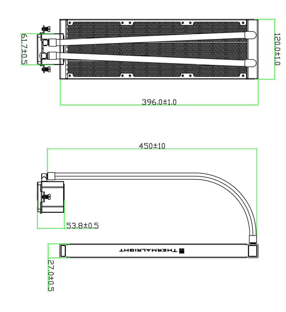 Thermalright Frozen Prism 360 Thermalright Frozen Prism 360 BLACK ARGB - AIO CPU Cooler