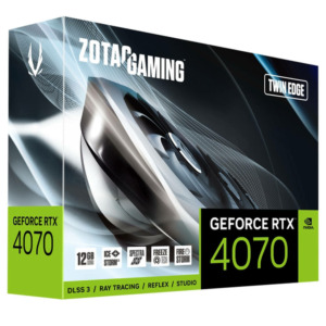 ZOTAC GAMING GeForce RTX 4070 Twin Edge H7 ZOTAC GAMING GeForce RTX 4070 Twin Edge - 12GB GDDR6X