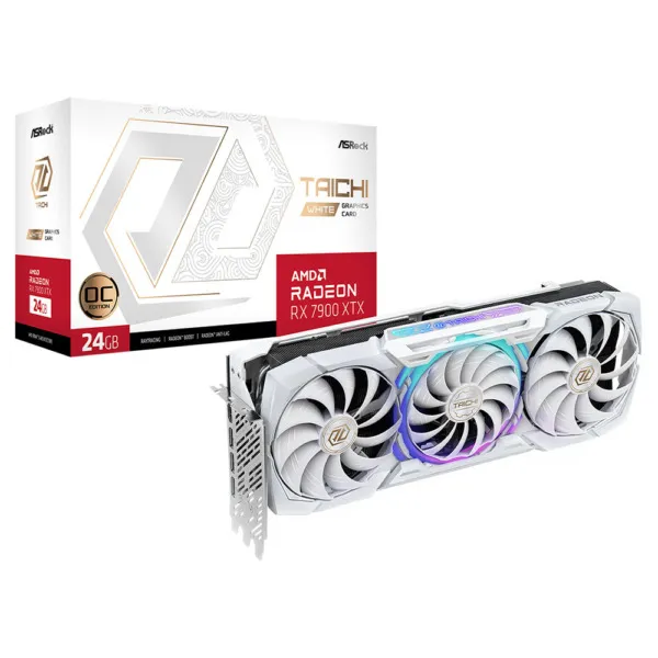 ASRock Radeon™ RX 7900 XTX Taichi White 24GB OC - 24GB GDDR6