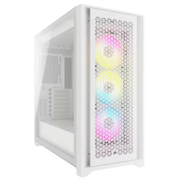 Corsair 5000D RGB AIRFLOW Tempered Glass Mid-Tower ATX Case - White