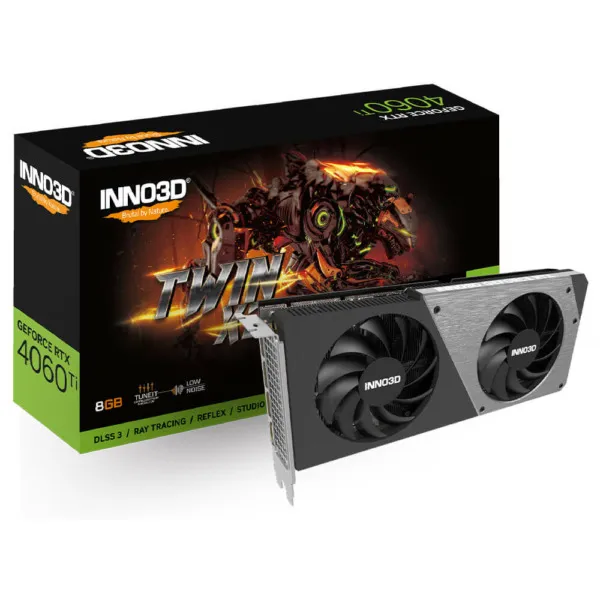 INNO3D GEFORCE RTX 4060 Ti 8GB TWIN X2 - 8GB GDDR6