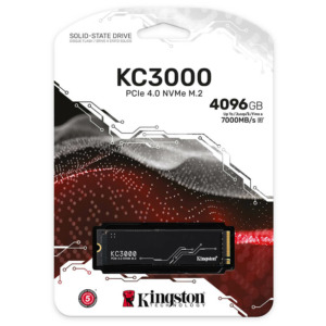 KC3000 4TB Kingston KC3000 4TB – PCIe 4.0×4 NVMe SSD