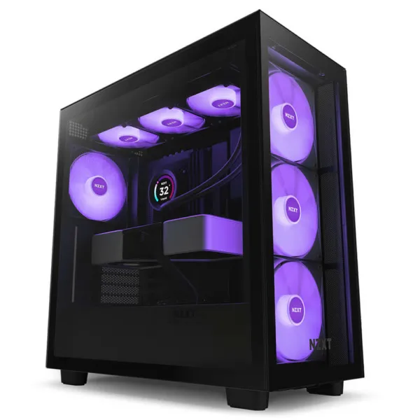 NZXT H7 ELITE RGB - Mid Tower Case (ALL BLACK)