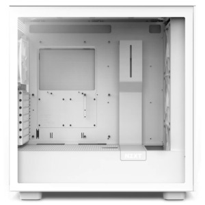 NZXT H7 Flow RGB Matte White - ATX Mid-Tower with RGB Fans