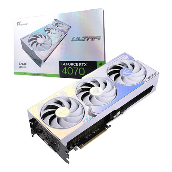 Colorful iGame GeForce RTX 4070 Ultra W OC V2 H1 Colorful iGame GeForce RTX 4070 Ultra W OC V2 - 12GB GDDR6X