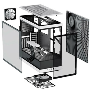 HYTE Y40 White H8 HYTE Y40 White - ATX Mid-Tower Case