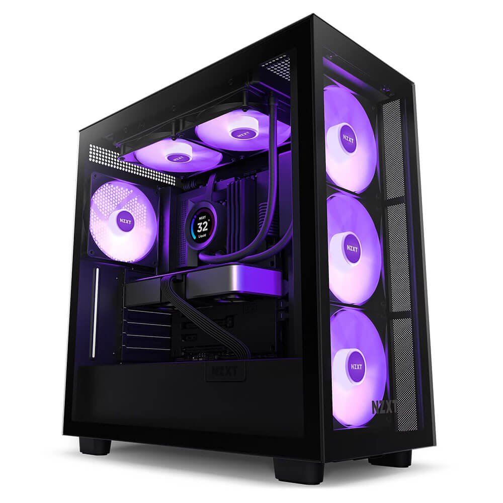 Nzxt Kraken Elite 280 Rgb Matte Black 280mm Aio Liquid Cooler With Lcd Display And Rgb Fans 1606