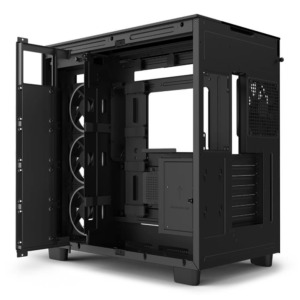 NZXT H9 Elite Black H6 NZXT H9 Elite Matte Black - Premium Dual-Chamber Mid-Tower Airflow Case