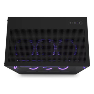 NZXT H9 Flow Black H2 NZXT H9 Flow Matte Black - Dual-Chamber Mid-Tower Airflow Case