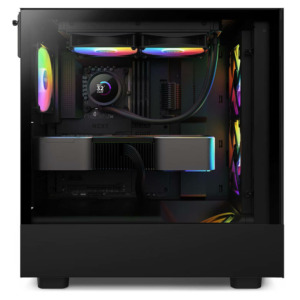NZXT Kraken 240 RGB Matte Black - 240mm AIO Liquid Cooler with LCD Display and RGB Fans