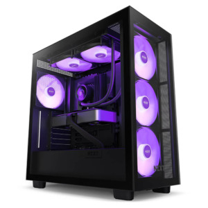NZXT Kraken 280 RGB Matte Black - 280mm AIO Liquid Cooler with LCD Display and RGB Fans