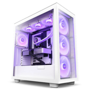 NZXT Kraken 360 RGB Matte White - 360mm AIO Liquid Cooler with LCD Display and RGB Fans
