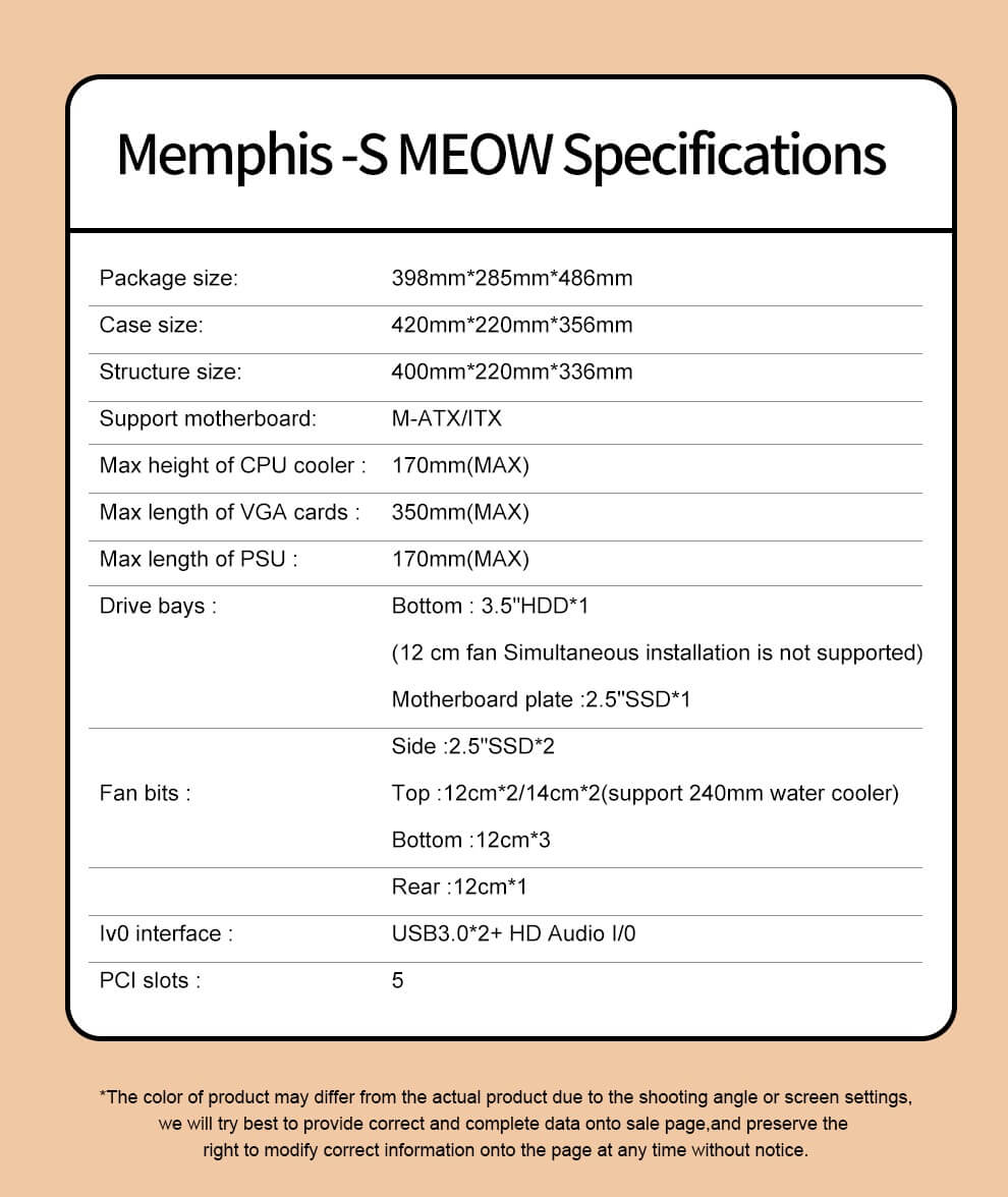 Segotep Memphis - S MEOW - M-ATX Case