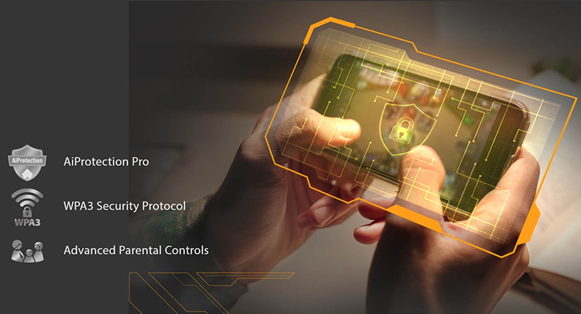 Asus TUF Gaming AX4200 - AX4200 Dual Band | Ultrafast WiFi 6 (802.11ax) | 4 Antenna | Router WiFi có thể mở rộng Asus TUF Gaming AX4200 - AX4200 Dual Band | Ultrafast WiFi 6 (802.11ax) | 4 Antenna | Router WiFi có thể mở rộng