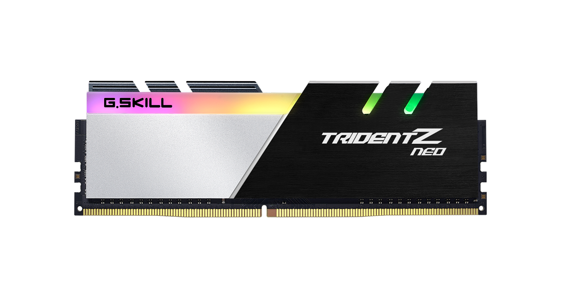 GSkill Trident Z Neo RGB - 64GB (2x32GB) DDR4 - Bus 3600MHz Cas18 GSkill Trident Z Neo RGB - 64GB (2x32GB) DDR4 - Bus 3600MHz Cas18