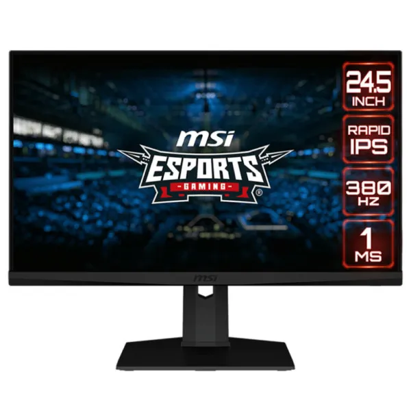 MSI G253PF - 24.5 inch FHD Rapid IPS / 380Hz / 1ms / Gaming Monitor