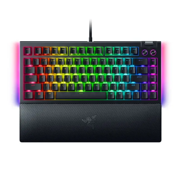 Razer BlackWidow V4 75% - US - Black - Orange Switch - Hot-swappable Mechanical Gaming Keyboard