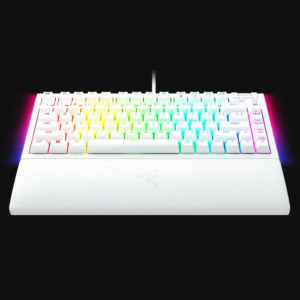 RAZER BLACKWIDOW V4 75 WHITE h2 Razer BlackWidow V4 75% - US - White - Orange Switch - Hot-swappable Mechanical Gaming Keyboard