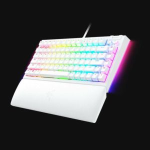 RAZER BLACKWIDOW V4 75 WHITE h3 Razer BlackWidow V4 75% - US - White - Orange Switch - Hot-swappable Mechanical Gaming Keyboard