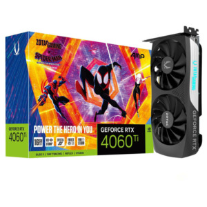 ZOTAC GAMING GeForce RTX 4060 Ti 16GB AMP SPIDER MAN H11 ZOTAC GAMING GeForce RTX 4060 Ti 16GB AMP SPIDER-MAN™: Across the Spider-Verse Bundle - 16GB GDDR6