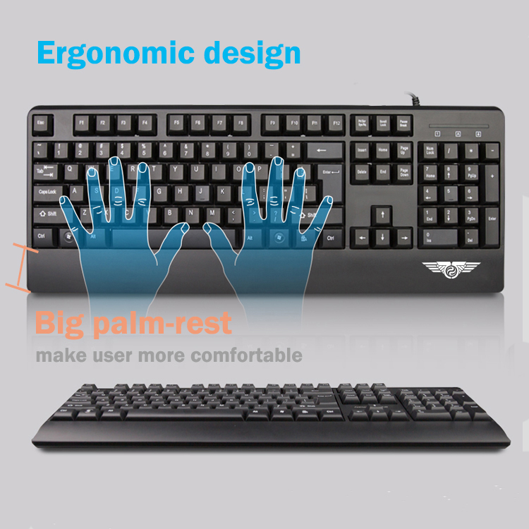 newmen e340 black keyboard Newmen E340+ - Black Keyboard