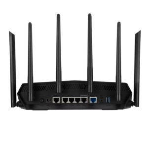 Asus TUF Gaming AX6000 H4 Asus TUF Gaming AX6000 - AX6000 Dual Band | Ultrafast WiFi 6 (802.11ax) | 6 Antenna | Router WiFi có thể mở rộng