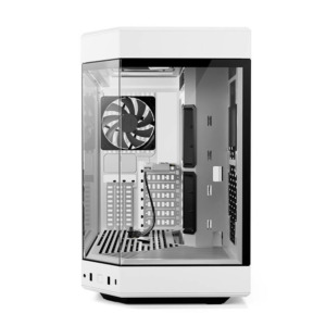 HYTE Y60 Snow White H2 HYTE Y60 Snow White - Dual Chamber Mid-Tower ATX Case