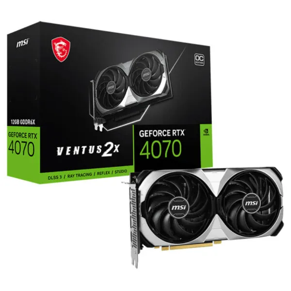 MSI GeForce RTX™ 4070 VENTUS 2X 12G OC - 12GB GDDR6X