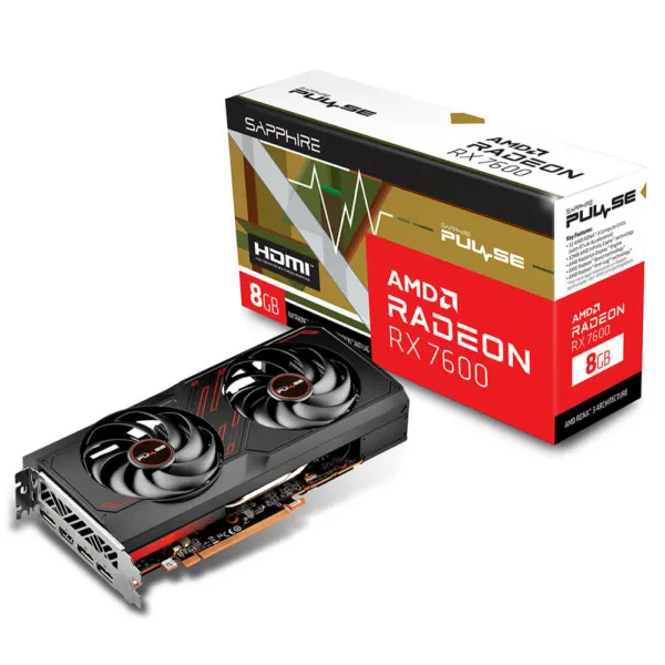 SAPPHIRE PULSE Radeon™ RX 7600 GAMING OC - 8GB GDDR6