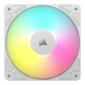 Corsair RS120 ARGB White H2 Corsair RS120 ARGB - 120mm PWM Fans - Triple Pack - White