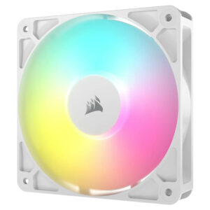 Corsair RS120 ARGB White H3 Corsair RS120 ARGB - 120mm PWM Fans - Triple Pack - White