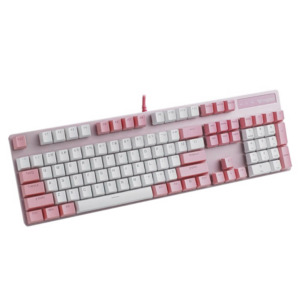 Rapoo V500 Pro Pink And White - Gaming Mechanical Keyboard