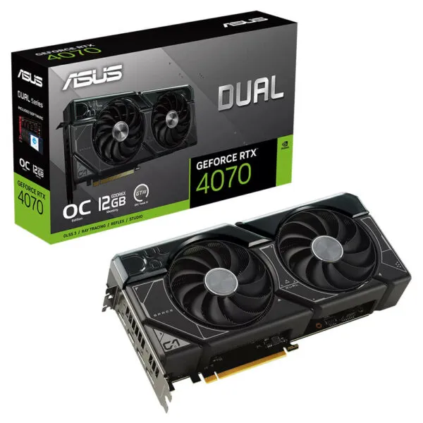 ASUS Dual GeForce RTX™ 4070 OC Edition - 12GB GDDR6X