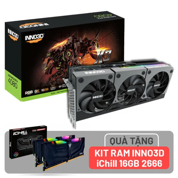 INNO3D GEFORCE RTX™ 4080 16GB X3 - 16GB GDDR6X