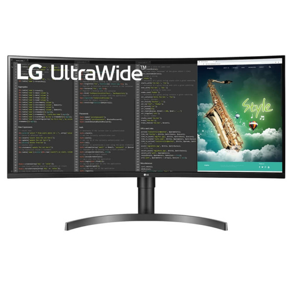 LG UltraWide 35WN75CN-B.ATV – 35 inch UWHD VA | 100Hz | 1ms | USB Type-C | Cruver | Gaming Monitor