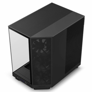 NZXT H6 Flow Matte Black H3 NZXT H6 Flow Matte Black - Compact Dual-Chamber Mid-Tower Airflow Case