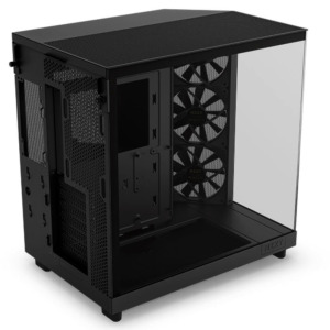 NZXT H6 Flow Matte Black H4 NZXT H6 Flow Matte Black - Compact Dual-Chamber Mid-Tower Airflow Case