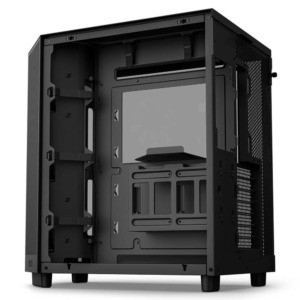 NZXT H6 Flow RGB Matte Black H6 NZXT H6 Flow RGB Matte Black - Compact Dual-Chamber Mid-Tower Airflow Case with RGB Fans