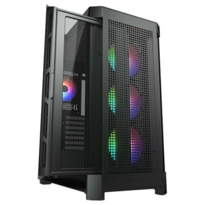 Cougar Douface Pro RGB Black H09 Cougar Duoface Pro RGB (Black) - Mid-Tower Case