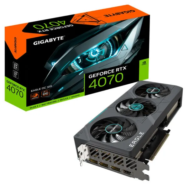 Gigabyte GeForce RTX™ 4070 EAGLE OC 12G - 12GB GDDR6X