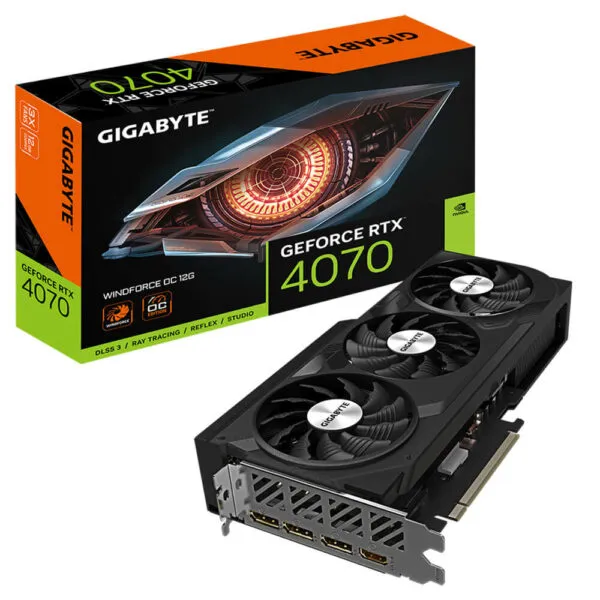 Gigabyte GeForce RTX™ 4070 WINDFORCE OC 12G - 12GB GDDR6X