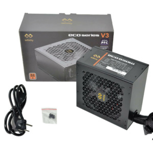 Infinity ECO 650W V3 H06 Infinity Eco V3 650w – DC to DC – Hiệu suất 88% – Active PFC – Single Rail